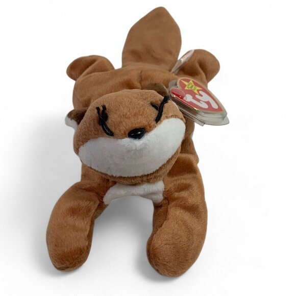 TY Beanie Babies "Sly" The Fox 8" Plush Toy Collectible 1996 NWT - Picture 6 of 6